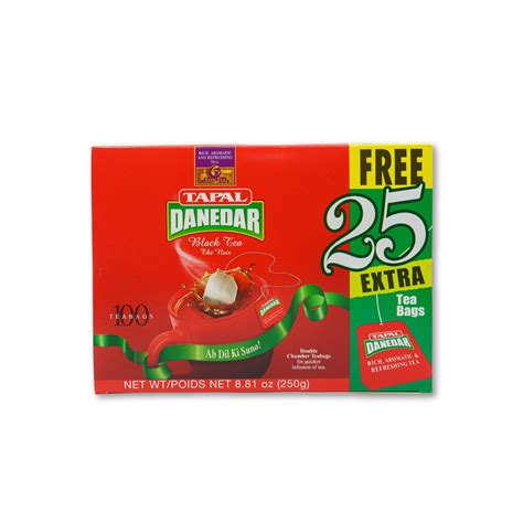 Buy Tapal Danedar Black Tea 100 Tea Bags 250g Pakistan Supermarket Uae