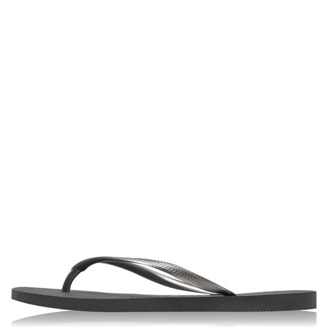 Havaianas Havaianas Slim Flip Flops Steel Grey 5178