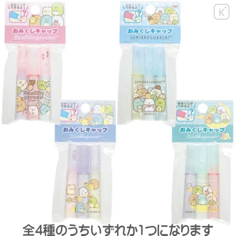 Japan San X Pencil Cap With Fortune Slip Pcs Set Sumikko Gurashi