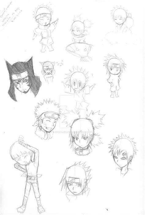 Naruto Sketches by SpiralNinja05 on DeviantArt