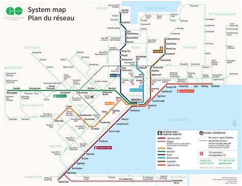 Metrolinx Go Transit Maps And System Description The Radioreference