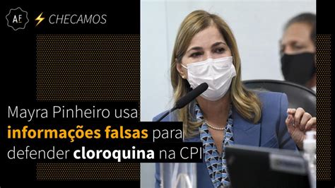 Aos Fatos on Twitter NO AR Mayra Pinheiro usa informações falsas