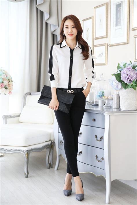 Korean Style Long Sleeve Spring Tops For Women CW23309 Korean Fashion