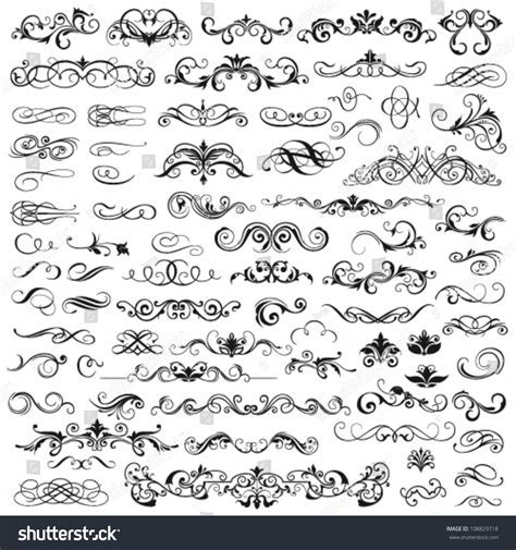 Set Vector Graphic Elements Design Stock Vector (Royalty Free ...