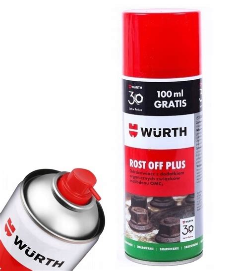 Wurth Odrdzewiacz Spray Rost Off Plus Na Rdz Rust Za