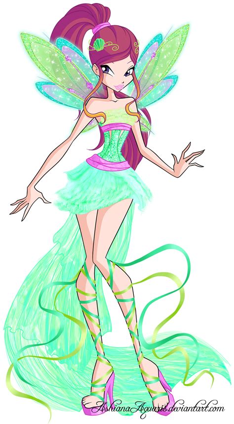 TimeStar-hime • Winx Club - Harmonix Transformation Roxy Harmonix...