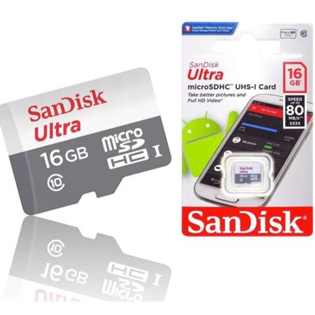 Sandisk Ultra 16 GB MicroSD Hafıza Kartı Rhino3D Printer