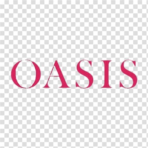 Oasis text, Oasis Fashion Logo transparent background PNG clipart ...