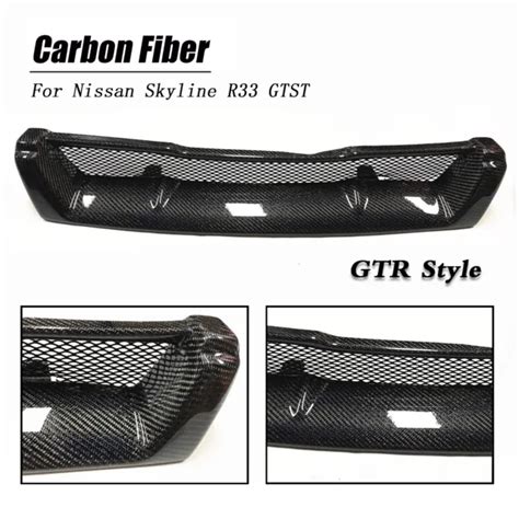 CAR FRONT BUMPER Grille For Nissan Skyline R33 GTST 1994 1995 1996