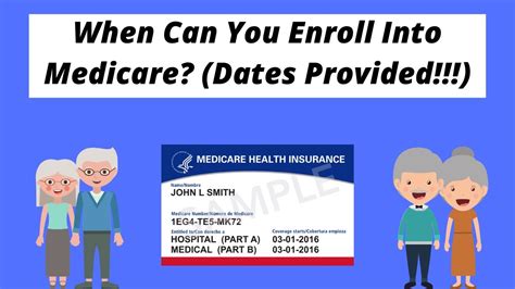 When Can You Enroll Into Medicare Dates Provided Youtube