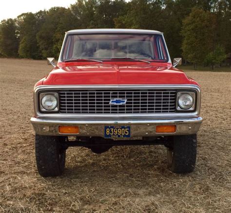 1972 Chevrolet Custom 20 K20 4x4 Classic Chevrolet Ck Pickup 2500