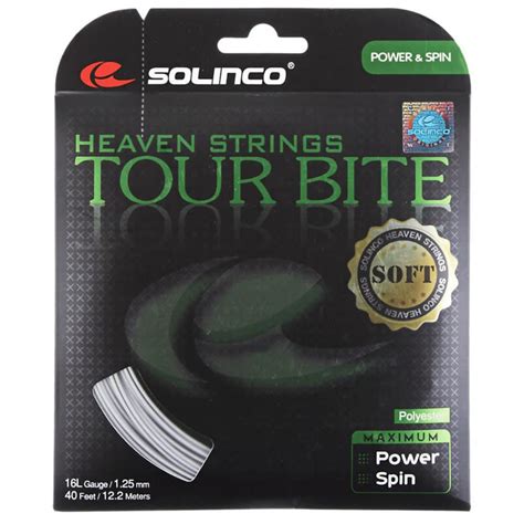 SOLINCO TOUR BITE SOFT SET 12M Pro String London Racket Restringing