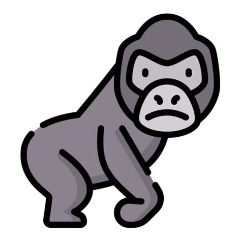 Gorilla Stickers by Paul Scott