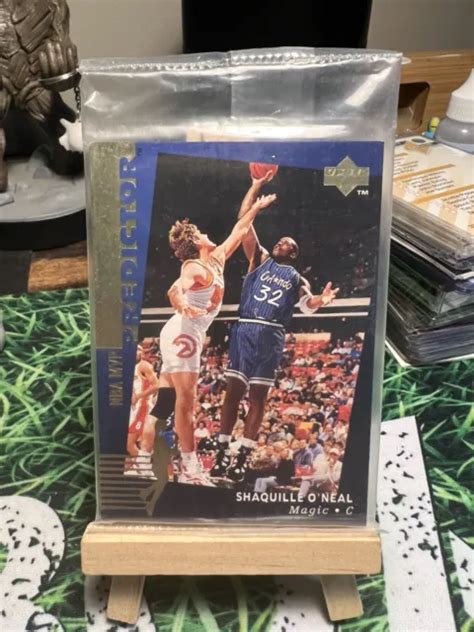 SHAQUILLE O NEAL 1995 96 Upper Deck NBA MVP Predictor 21 Orlando Magic