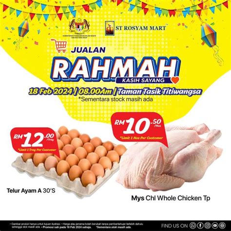 St Rosyam Mart Setiawangsa Jualan Rahmah Promotion Feb