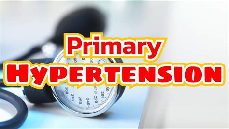 Primary Hypertension Crash Medical Review Series Youtube