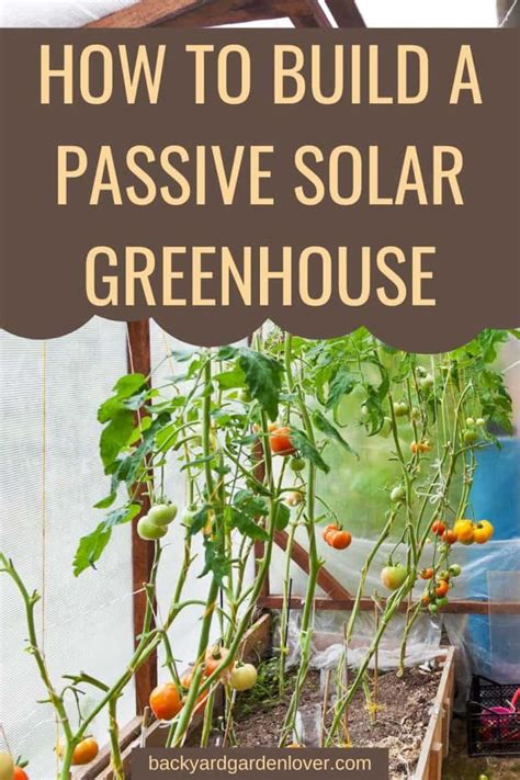 How To Build A Passive Solar Greenhouse For Year-Round Harvesting