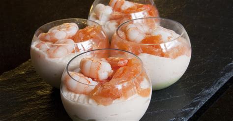 Recette Verrines Au Saumon Et Crevettes Sur Lit Davocat