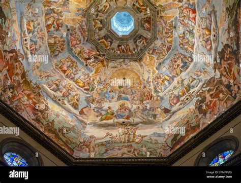 Imponente Cupola Del Brunelleschi Nella Cattedrale Di Santa Maria Del