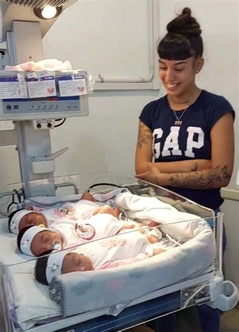 Mum gives birth to 200-million-to-one identical triplets - What's The Jam