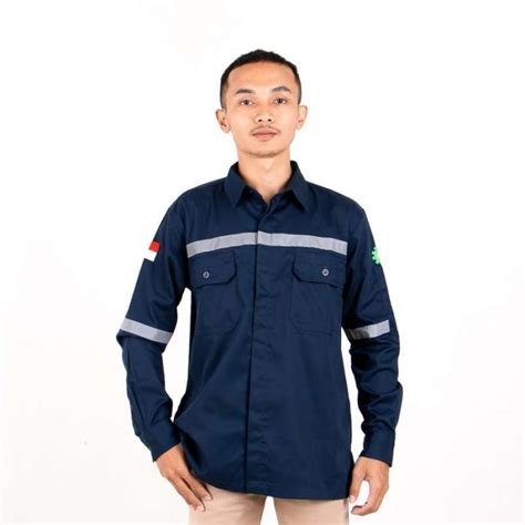 Promo Promo Baju Kemeja Safety Wearpack Seragam Kerja Teknisi Proyek