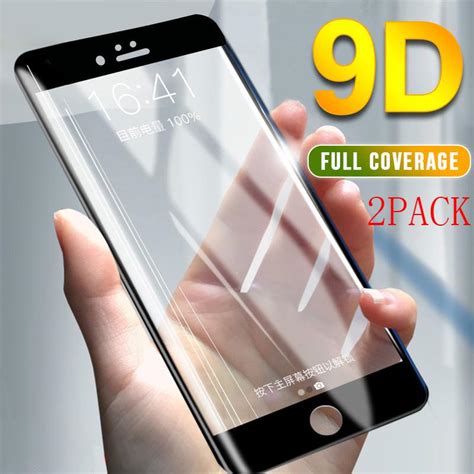 Buy 9d Curved Full Protective Glass On For Iphone 7 6 8 6s Plus