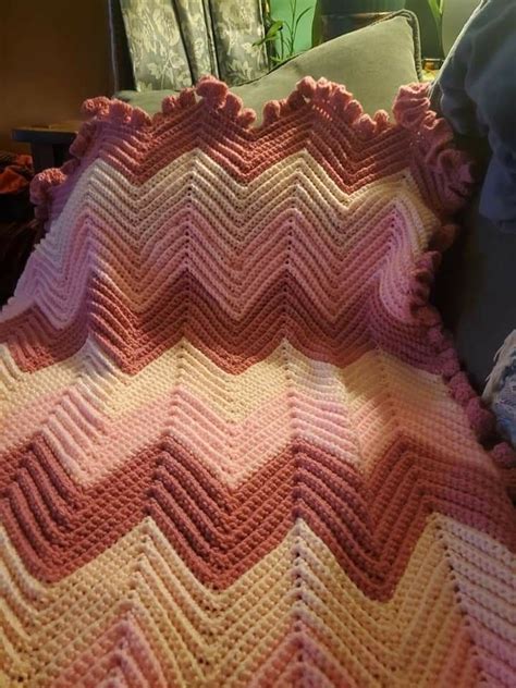 Pin By Mattie Scruggs On Crochet Ripple Blanket Crochet Ripple