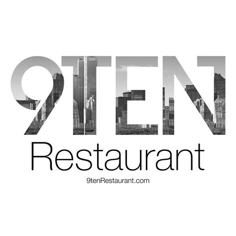 Black And White Restaurant Rectangle Logo