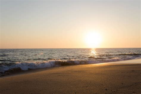 Poze Plajă Mare Coastă Nisip Ocean Orizont Răsărit Apus De