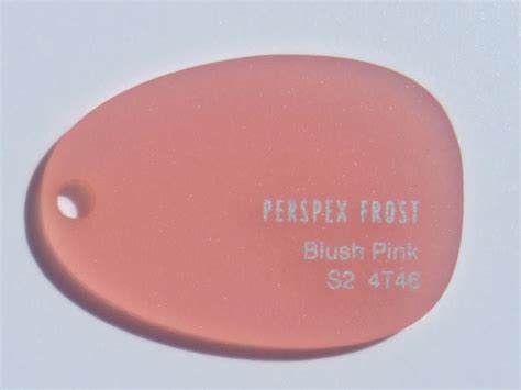 Perspex T Blush Pink