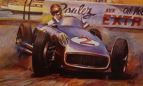 Formula One - Juan Manuel Fangio - Artwork - Catawiki