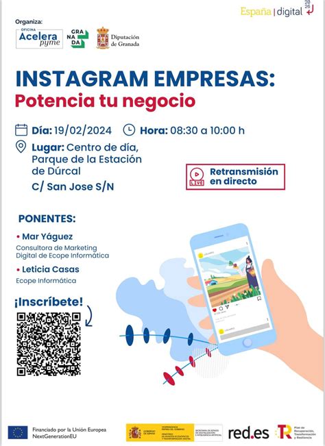 TALLER DESCUBRE EL PODER DE INSTAGRAM PARA TU NEGOCIO Ayuntamiento