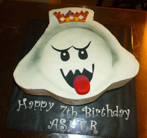 King Boo Birthday Cake10 Big Cake 4 Layers High Chocolate Cake With ...