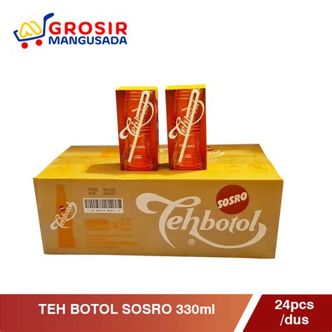 Jual Teh Botol Sosro Kotak 330 Ml 1 Dus Isi 24pcs Shopee Indonesia