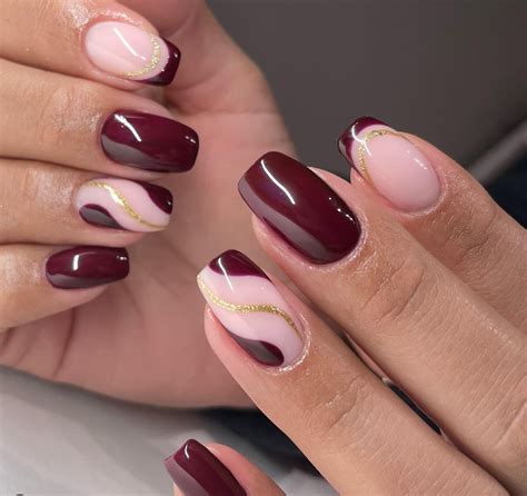 The 15 Best Burgundy Nail Ideas To Try This Fall Maroon Nails Maroon