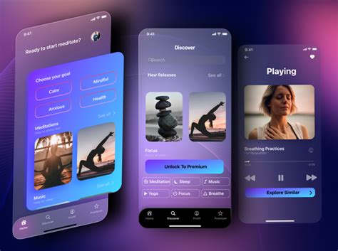 Meditation App Ui Design By Bharat Kasera On Dribbble