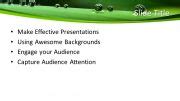 Free Green Leaf PPT Template - Free PowerPoint Templates