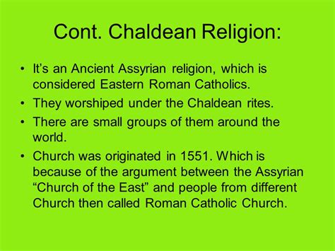 Ancient Chaldeans Religion