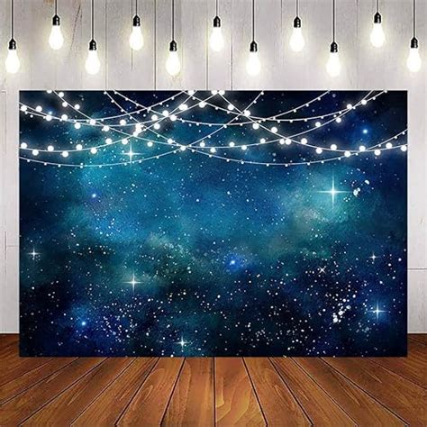 Amazon Avezano Starry Night Sky Photography Backdrop Universe