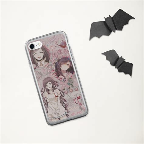 Kawaii Anime Manga Iphone Case Aesthetic Japanese Cartoon Etsy