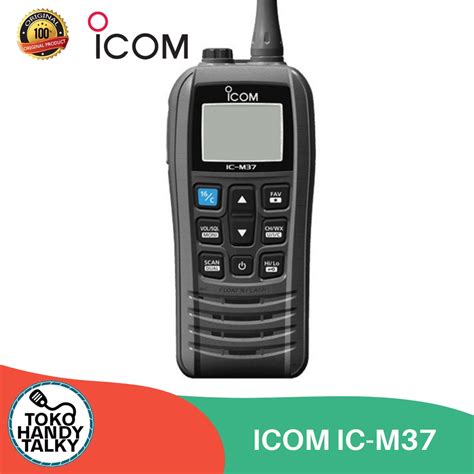 Jual Icom Radio Marine Ic M37 Vhf Transceiver New Original Garansi