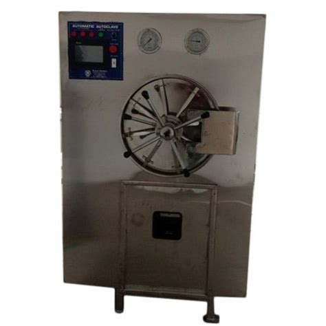 Ambient To 121 Degreec Stainless Steel Horizontal Autoclave Automation