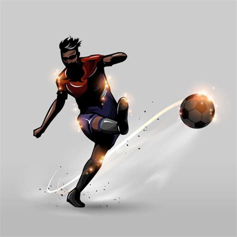 Tiro libre de fútbol Vector Premium