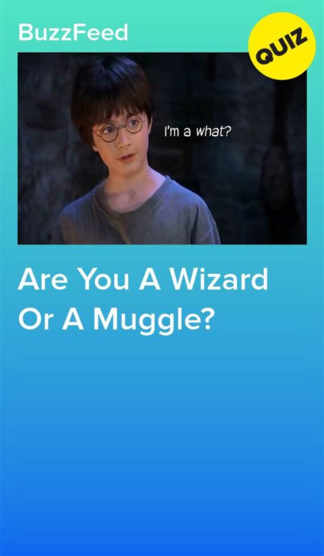 Are You A Wizard Or A Muggle? | Harry potter quizzes, Harry potter quiz ...