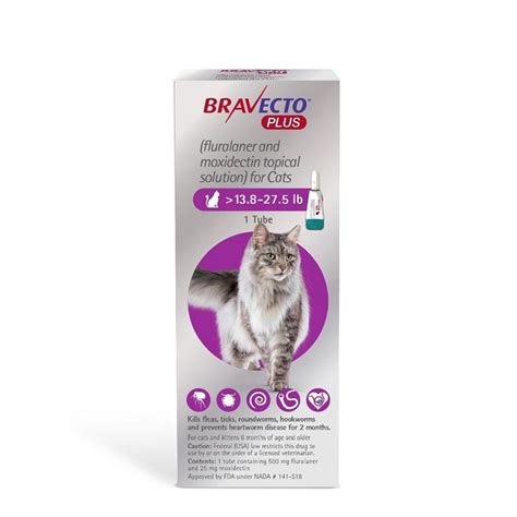 Bravecto Plus Topical Solution For Cats Allivet