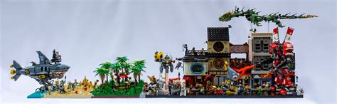 AnJ's Brick Blog: Lego Moc: Attack on Ninjago City