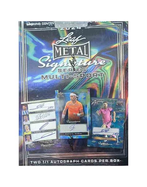 2024 Leaf Metal Signature Series Multi Sport Hobby Box Diggaz Trading