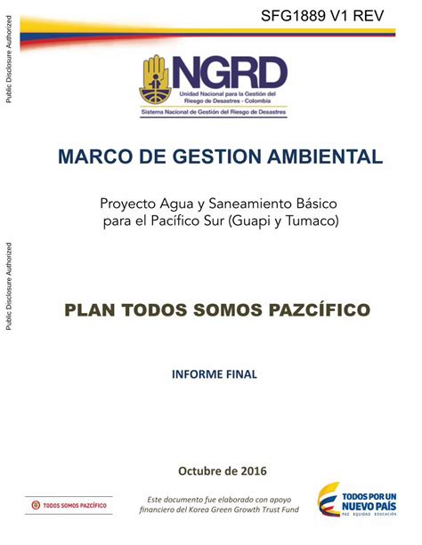 Pdf Marco De Gestion Ambiental All Documents Marco