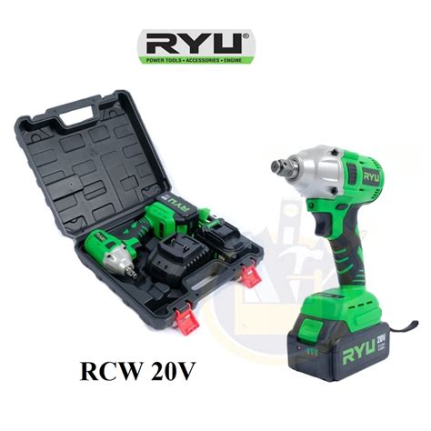 Jual Ryu Rcw20v Mesin Cordless Impact Wrench Rcw 20v Mesin Pembuka Baut Ban Mobil Baterai