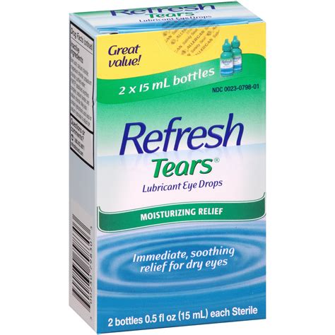 Refresh Lubricant Eye Drops Value Size Refresh Tears 0 5 Oz Bottles 2